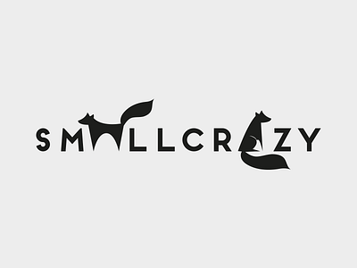 Small Crazy logo idea fox logo type web