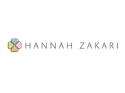 Hannah Zakari Logo branding logo type