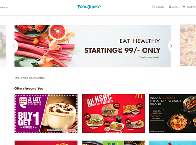 FoodJunkie app branding design designs illustration learning minimal ux vector web webdesign