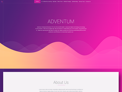 Home page - AI app branding design designs illustration learning minimal typography ui ux vector