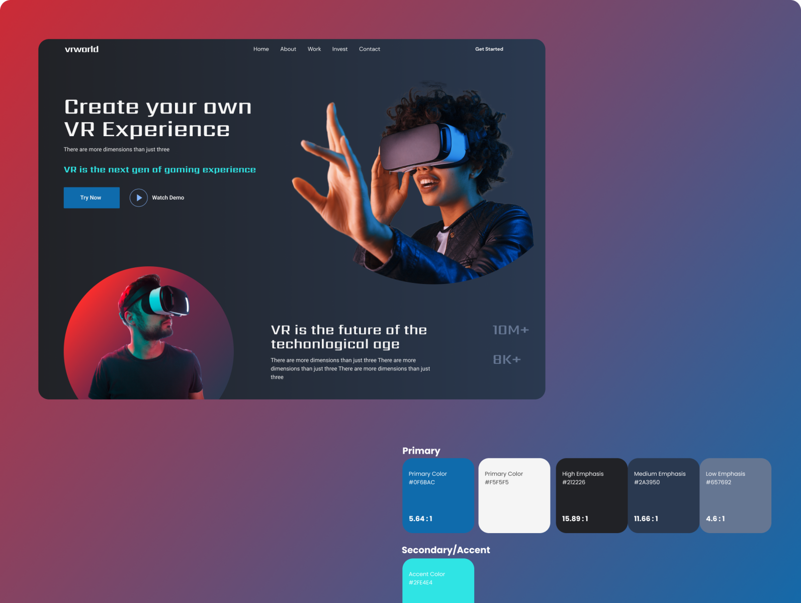 VR Color Palette by Jahangir Khan on Dribbble