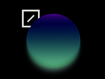 Blur blue blur circle color form gradient study