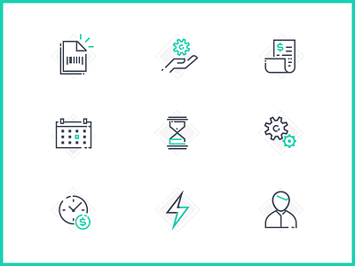 Icons for Infographic design icon line pagseguro