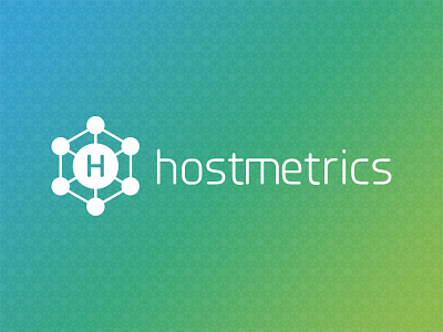 Hostmetrics logo redesign branding design graphic design logo web hosting
