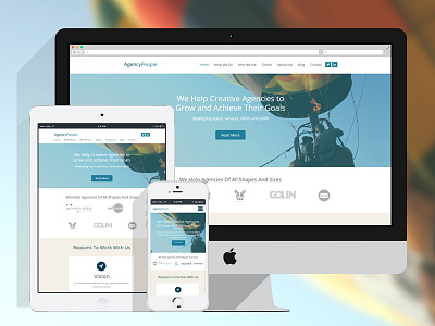 Agency People art direction balloon consultancy design grow growth mobile responsive ui web design