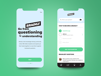 Brainly redesign concept