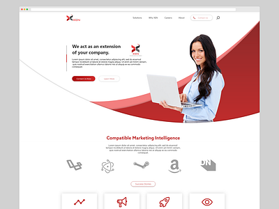 XEN - landing page ( large screen )