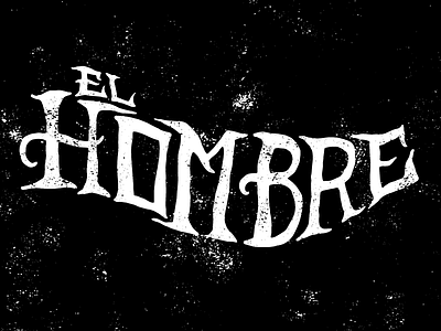 El Hombre hombre identity illustration logo type vector