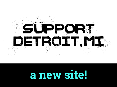 Support Detroit detroit hand michigan site support tweet type vector