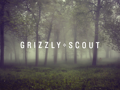 Grizzly+Scout Logo identity logo type vector woods