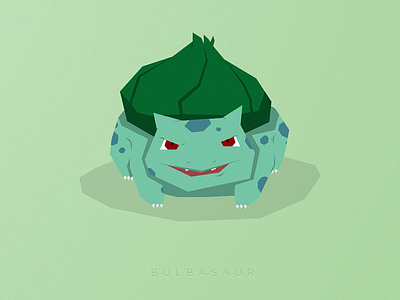 Bulba! illustration pokemon vector