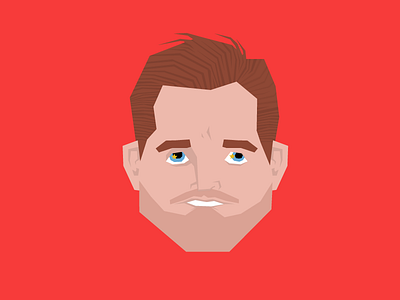 Goose detroit face hair illustration nyquist red vector wings