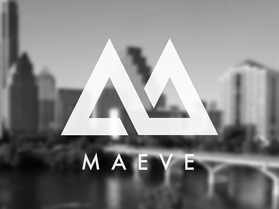 Maeve logo type vector