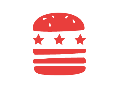 DC Burger burger dc vector