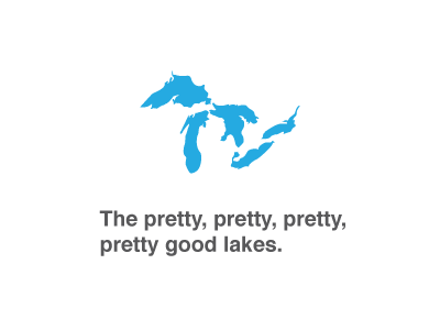 The Good Lakes curb david great indiana lakes larry michigan midwest ohio vector wisconsin