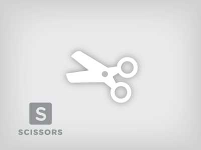 I Win illustration scissors vector