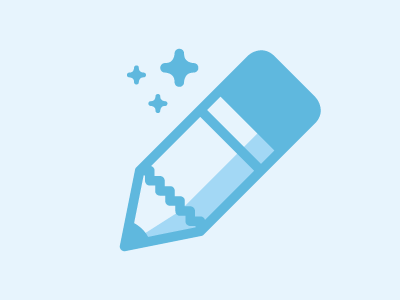 Pencil illustration pencil stars vector