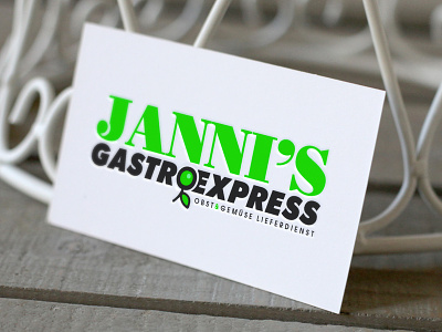 Gastro Express branding business card express food fresh gastronomy logo olive
