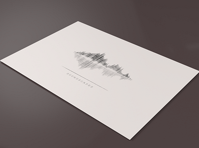 Soundscapes Logo Design adobe adobe illustrator branding design graphic design illustration logo minimal minimalist mockup