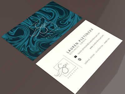 Business Card Design Swan