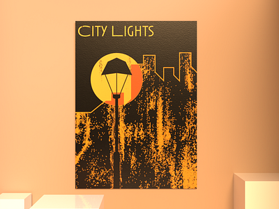 City Lights Poster Mockup