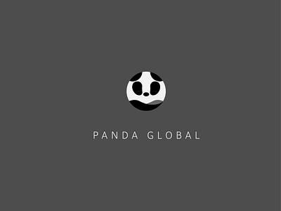 Panda Global Logo Design adobe adobe illustrator branding design designer designs graphic design logo minimal mockup