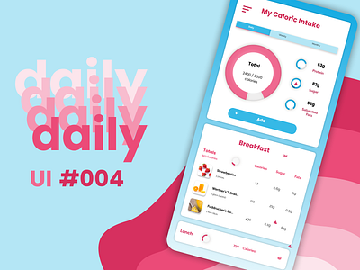 DailyUI - #004 calculator calculator ui calories calorietracker dailyui dailyuichallenge fitnessapp fitnesstracker foodapp interfacedesign uidesign