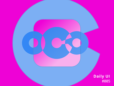 Daily UI - #005 app icon app icon design bright color combinations contrasting dailyui dailyuichallenge figma figmadesign interfacedesign vectorillustration