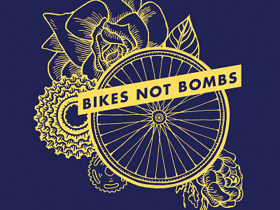 Bikes Not Bombs T-shirt