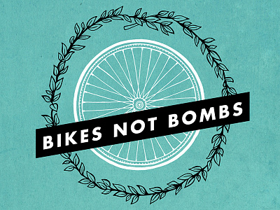 Bikes Not Bombs illustration