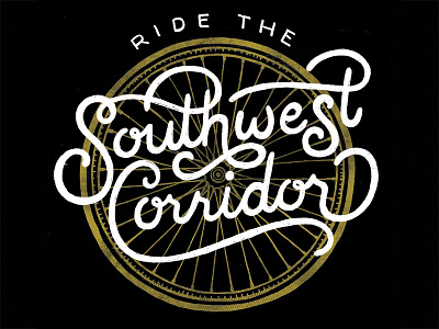 Southwest Corridor artcrank bikes boston illustration lettering