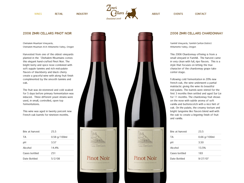 Zimri Cellars by Harnods | Product Agency on Dribbble