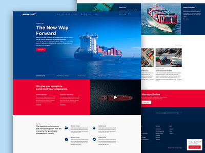 Forwarder Website Concept