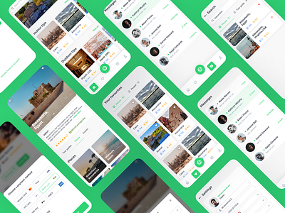 Get guide, tourism app. design illustration uiux user experience user interface userinterface