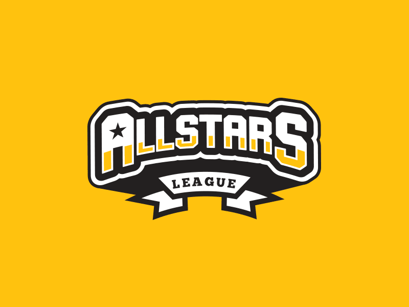 AllStars League allstars campaign design incentive league logo players sports star team wordmark
