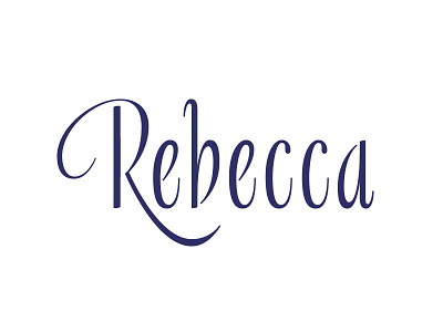 Rebecca Upright Italic classy condensed daaaaaaang stylin wifey feminine lacrimal lettering refined swash type