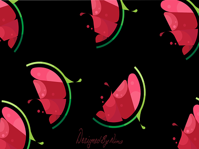 watermelon design adobe photoshop design flat illustration illustrator minimal vector watermelon