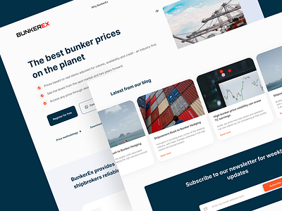 BunkerEx landing page