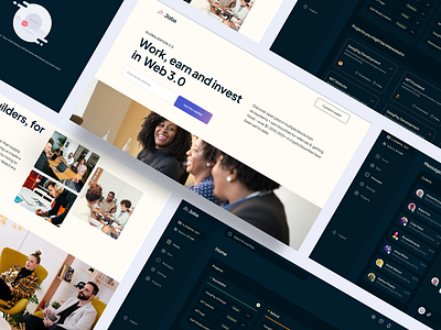 Web3 landing page design