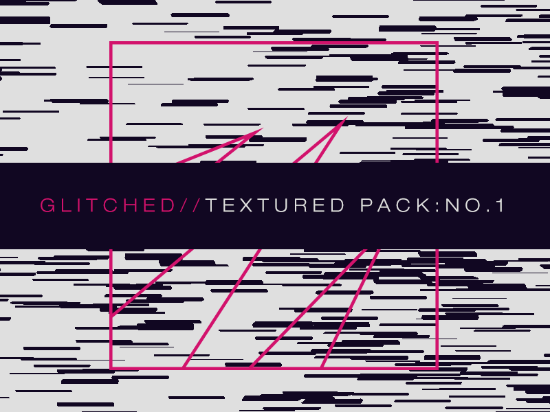 Textured Pack NO.1 analog distorted download glitchy pack resources tech textures