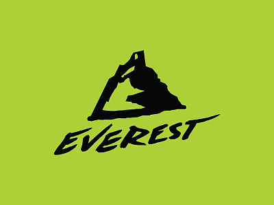 Everest Logo branding design illustration logo mark