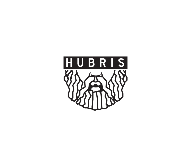 HUBRIS animated bolts gif greek hubris identity lightning logo mark zeus