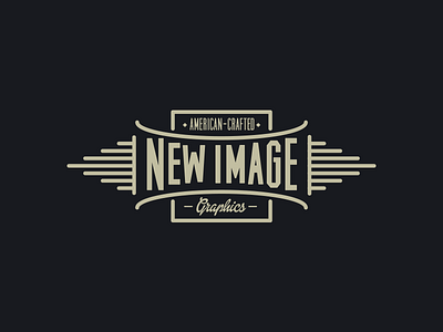 NEW IMAGE badge bold graphics kentucky lines logo louisville mark printing retro screen print vintage