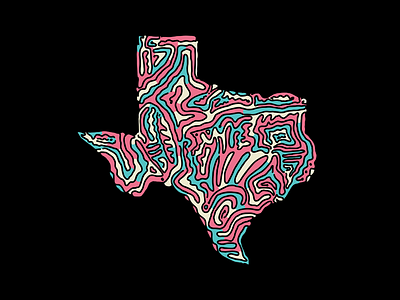 It's A Texas Thing arlington blog color theory dallas illustration lines personal texas