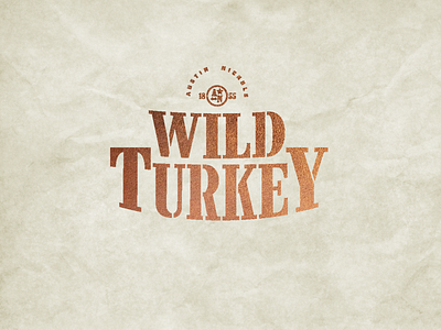 Wild Turkey austin nichols bourbon branding kentucky logo mark ohio valley type whiskey wild turkey