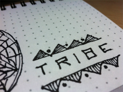 Conceptual Doodlery pt II apparel brand jeremy richie logo tribe