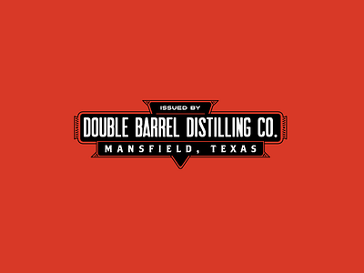 DBDC Exploration I. badge branding distilling emblem logo mark texas vintage whiskey
