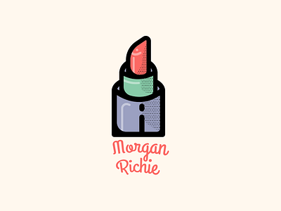 Morgan Richie branding lipstick makeup pop retro vintage