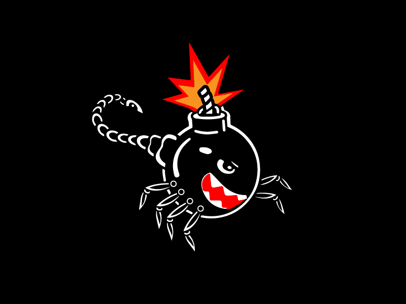 BANZAI BOMB creature insect video games illustration lethal scorpion bomb character