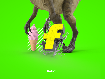 flake* Branding adobe dimension illustrator photoshop